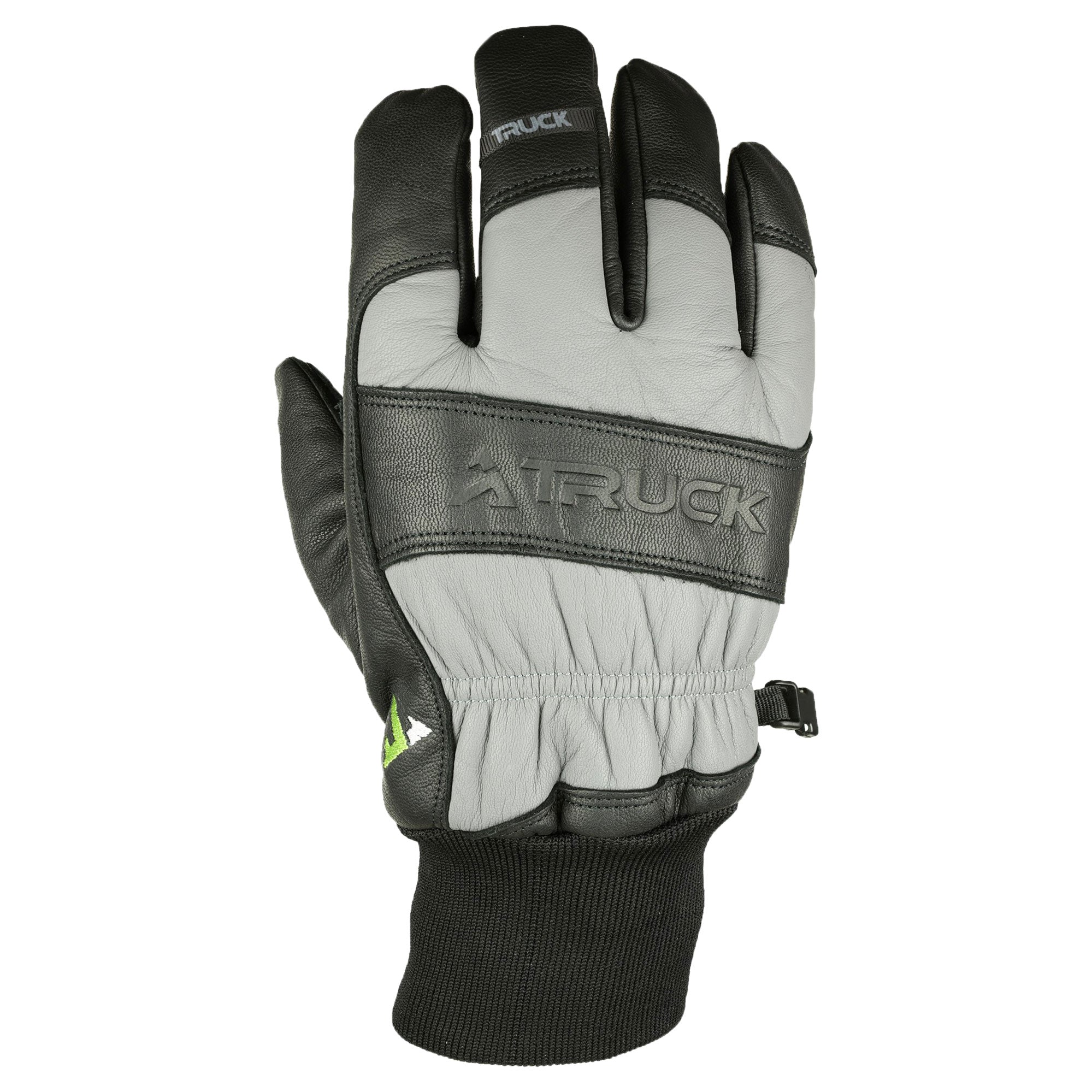 M1 Pro Leather ski glove gray