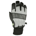 M1 Pro Leather ski glove gray 